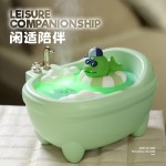萌宠浴缸加湿器可爱宠物便携加湿器桌面加湿器小型喷雾补水仪