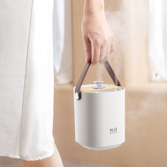 新款双喷静音便携加湿器家用大雾量办公卧室空气加湿器humidifier （含认证）