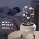 M拾音动感水母香薰机遥控定时加湿器超声波多孔大雾量水母香薰机