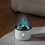 创意小火山加湿器喷香机火焰水母香薰机精油家居净化器礼品 （含澳规）