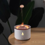 创意小火山加湿器喷香机火焰水母香薰机精油家居净化器礼品 （含澳规）