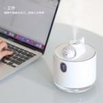 新款萌宠太空船usb加湿器 家用迷你无线充电小型桌面空气加湿夜灯