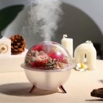 2026永生花加湿器氛围灯补水仪微景观加湿器 创意插花DIY节日礼品