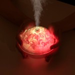 2026永生花加湿器氛围灯补水仪微景观加湿器 创意插花DIY节日礼品