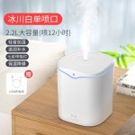跨境2L双喷加湿器usb插电 家用桌面大容量大雾量迷你空气净化加湿