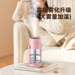 跨境新款摇头炫彩加湿器无投影星空顶桌面车载加湿器创意补水空气