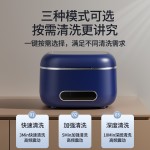 跨境超声波牙套清洗机牙套保持器家用假牙清洗器正畸洗牙神器新品 （含认证）