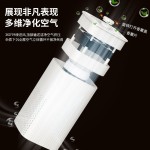 跨境桌面便携式usb空气净化器静音香薰空气清新器高效过滤二手烟