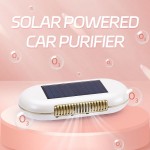 车载空气净化器太阳能臭氧除味杀菌汽车净化器夜光号码牌