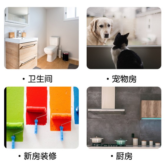 负离子空气净化器家用除甲醛烟味卧室宠物异味除菌便携式