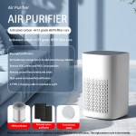 跨境USB桌面空气净化器家用办公室除烟除尘除味PM2.5