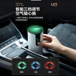 跨境香薰负离子空气净化器 USB充电数显香薰除味尘车载空气净化器