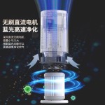 跨境USB空气净化器家用小型办公室桌面除异味烟味除PM2.5厂家