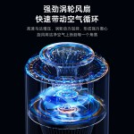 跨境新小型台灯空气净化机礼品二手烟家用桌面除醛清新空气净化器