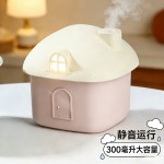 小房子香氛机家用桌面静音补水雾气加湿器扩香器宠物空气净化器