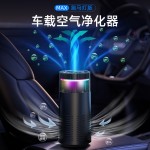 跨境新款车载空气净化器负离子除异味净化器桌面空气净化可换滤芯