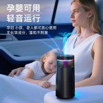 跨境新款车载空气净化器负离子除异味净化器桌面空气净化可换滤芯