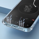 适用苹果17promax透明手机壳16四角气囊防摔壳不发黄软保护壳