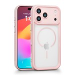 适用iPhone17ProM手机壳16二合一磁吸苹果15电镀按键PC散热手机套