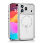 适用iPhone17ProM手机壳16二合一磁吸苹果15电镀按键PC散热手机套
