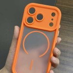 适用iPhone17ProM手机壳16二合一磁吸苹果15电镀按键PC散热手机套