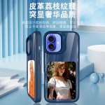 适用iphone13-16墨水屏手机壳高清四颜色带支架苹果nfc投屏手机壳