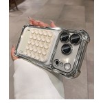 硅胶吸盘一字支架适用iPhone17promax手机壳苹果15电镀四角防摔壳
