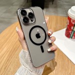适用iPhone17PROMAX手机壳高清带镜头膜透明PC磁吸苹果16防摔15硬
