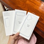 适用iPhone16苹果17promax精孔磁吸壳Magsafe透明15手机壳12批发