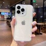 适用苹果17promax透明手机壳iphone16tpu防摔15太空全包13保护套