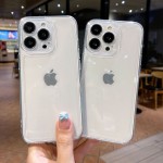 适用苹果17promax透明手机壳iphone16tpu防摔15太空全包13保护套
