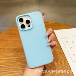 适用于苹果17手机壳二合一新款果冻大孔手机保护套16PRO纯色防摔
