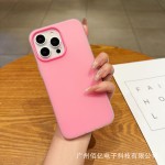 适用于苹果17手机壳二合一新款果冻大孔手机保护套16PRO纯色防摔