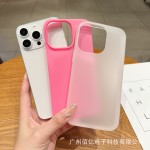 适用于苹果17手机壳二合一新款果冻大孔手机保护套16PRO纯色防摔
