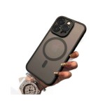 精孔肤感磁吸简约iphone16手机壳时尚全包苹果17透黑防摔保护套