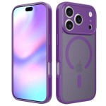 跨境TK适用苹果17pro手机壳磨砂磁吸精孔防摔iphone16/15pm手机壳