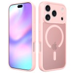 跨境TK适用苹果17pro手机壳磨砂磁吸精孔防摔iphone16/15pm手机壳