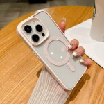 适用苹果17PM磁吸手机壳透明亚克力散热防摔iphone15磨砂保护套16