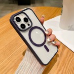 适用苹果17PM磁吸手机壳透明亚克力散热防摔iphone15磨砂保护套16