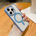 适用苹果17PM磁吸手机壳透明亚克力散热防摔iphone15磨砂保护套16