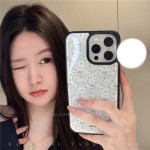 BABYCASE日韩时尚小众INS学院风西高地白梗狗狗爱心碎花手机壳适