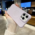 适用苹果17Promax磁吸手机壳液态硅胶波漾纹全包防摔苹果16手机壳