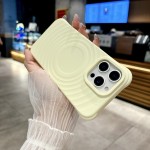 适用苹果17Promax磁吸手机壳液态硅胶波漾纹全包防摔苹果16手机壳