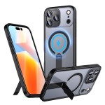 亚马逊适用iPhone17Pro手机壳磁吸全包竖向隐形支架苹果16e防摔壳