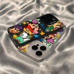 彩绘小新适用苹果16手机壳iPhone15promax 高级14硅胶13软12