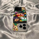 彩绘小新适用苹果16手机壳iPhone15promax 高级14硅胶13软12