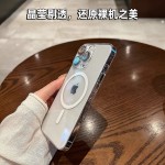 适用iPhone17PRO透明磁吸手机壳带镜头膜超薄防摔苹果16简约护套