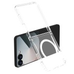 透明壳三星Z Flip 8 5G折叠手机壳适用flip8透明亚克力磁吸连体壳