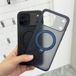适用iPhone17奇点支点架壳磁吸二合一手机壳苹果16波点圆点手机套