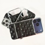 三边侧帖手机壳适用苹果iPhone17苹果16promax纯色皮革硬壳